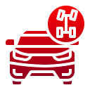 icone de carro sendo alinhado